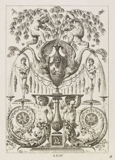 L'Eau, from Arabesques invent&eacute;s et grav&eacute;s