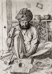 A wood carver