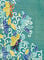 Silk textile fragment with floral scrolls