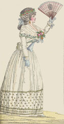 Lady with fan, Journal des Luxus und der Moden