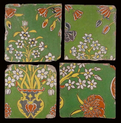 Earthenware tiles