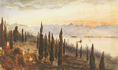 View of Constantinople from the cemetery at Pera​