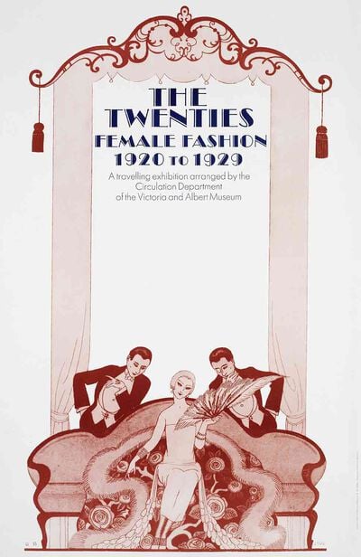 The Twenties Female Fashion exhibition poster