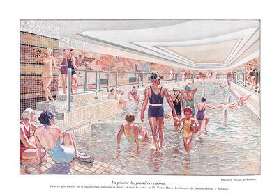 La piscine des premieres classes