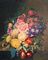 Hollyhocks and Roses bouquet