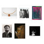 The Music Is Black pack of 30 postcards