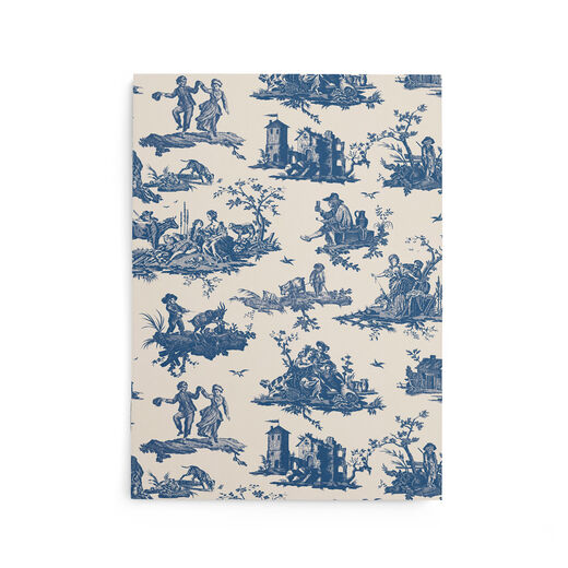 Toile de Jouy A5 notebook