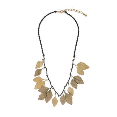 Statement birch necklace by Michael Michaud
