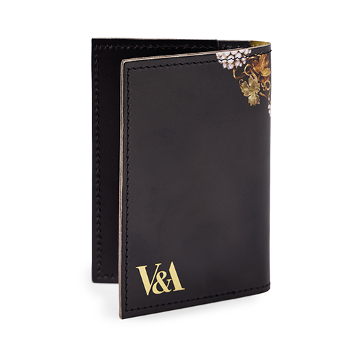 Vine necklace leather card wallet