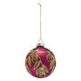 Glass fig bauble
