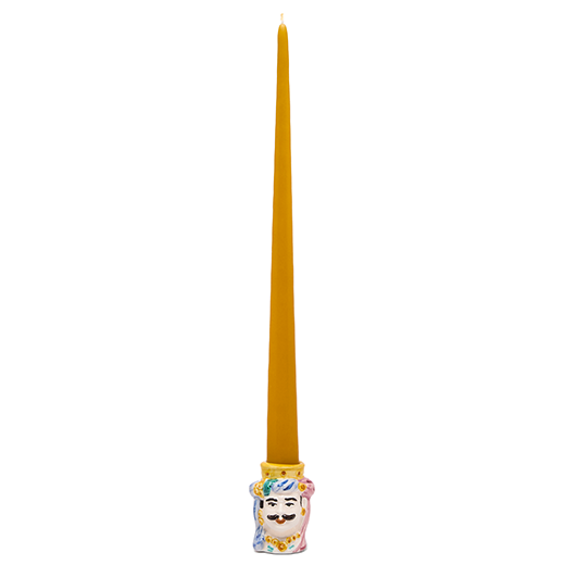 Sicilian king candle holder