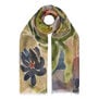 Tropical flower scarf