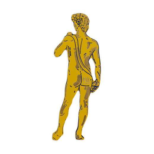 David leather bookmark