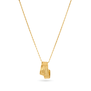 Double loop ribbon necklace by Emma Calvert