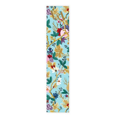 Kilburn Turquoise Chintz leather bookmark