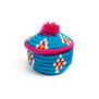 Mini blue Iranian kapu basket