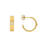 Moon phase hoop earrings by Ottoman Hands