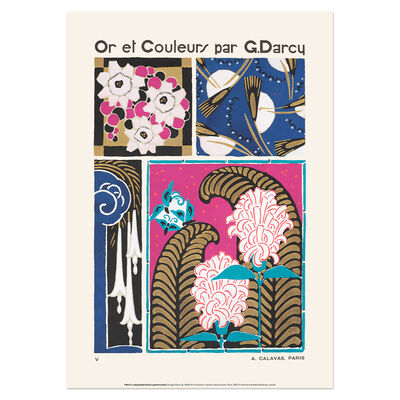 Or et Couleurs, Plate V by Georges Darcy &ndash; A3 print