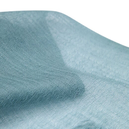 Cloud grey merino scarf by Kashmir Loom