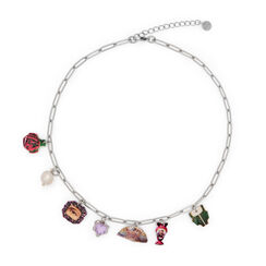 Arcadian Romance charm necklace by Pindex Studio