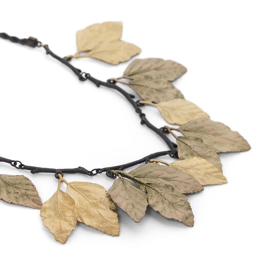 Statement birch necklace by Michael Michaud