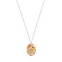Woodland deer ceramic pendant necklace