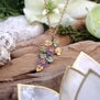 Giverny waterlily pendant necklace by Michael Michaud