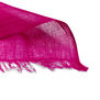 Vivid merino scarf and black ribbon jewellery set