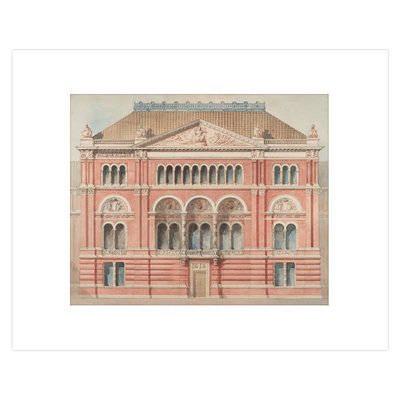 South Kensington Museum by Godfrey Sykes - 8 x 10" mounted print&nbsp;