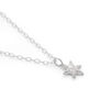 Silver molten star necklace by Jo Cooper