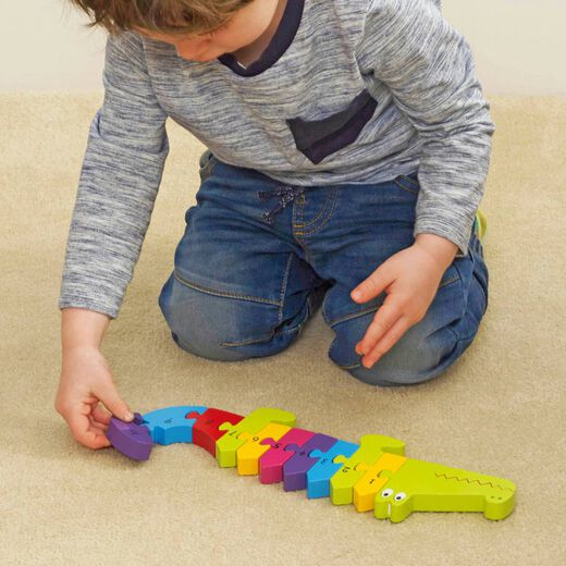 Counting crocodile puzzle