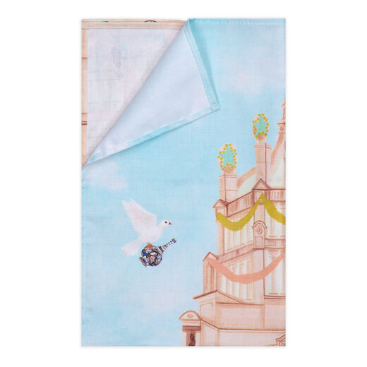 V&A Christmas tea towel by Polly Fern