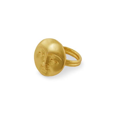 Moon face ring by Ottoman Hands