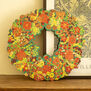 Christmas foliage wreath
