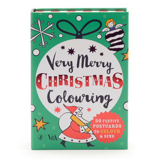 Very Merry Christmas Colouring card pack