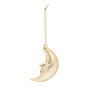 Gold moon decoration