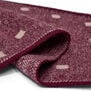 Wine cashmere triangle scarf