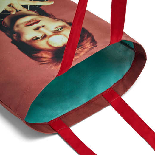 David Bowie Ziggy Stardust portrait tote bag