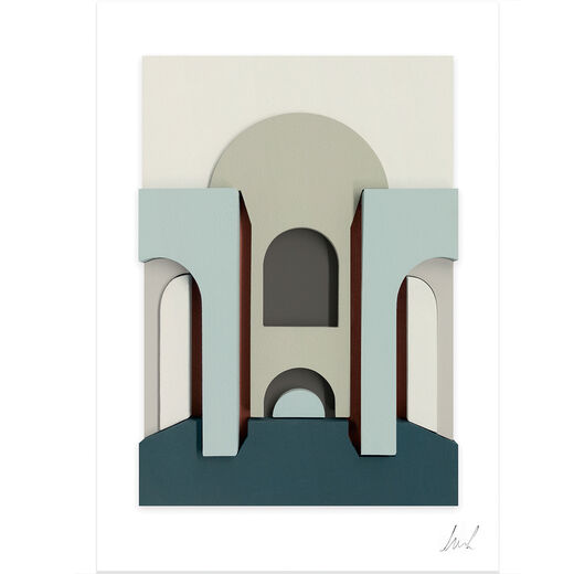 V&A Grand Entrance print by Emily Forgot