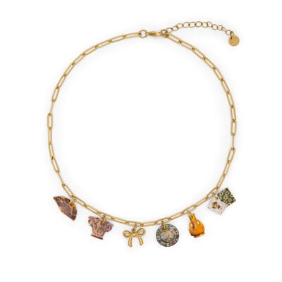 Beneath the Sea charm necklace by Pindex Studio