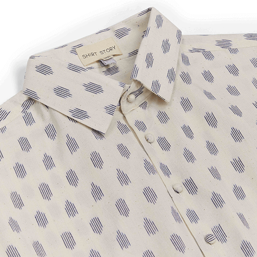 Cream ikat shirt