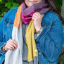 Skyline sunset merino lambswool scarf