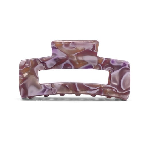 Purple mini hair claw