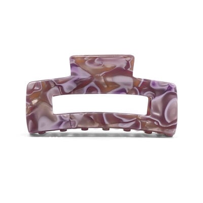 Purple mini hair claw