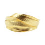 Hammered swirl cuff bracelet by Fo.Be