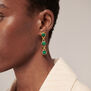 Emerald drop earrings by Ottoman Hands