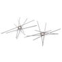 Stainless steel spike earrings by Rosalba Galati