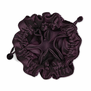 Purple velvet jewellery pouch