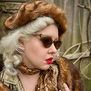 Coffee cat eye sunglasses