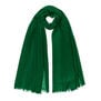 Forest green merino scarf by Kashmir Loom